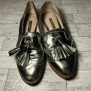 Nordstrom Louise et Cie Lo-Joey Tassel Leather Loafers - Metallic